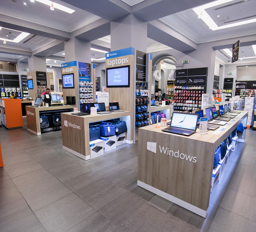 Microsoft Office and Windows Instore Areas