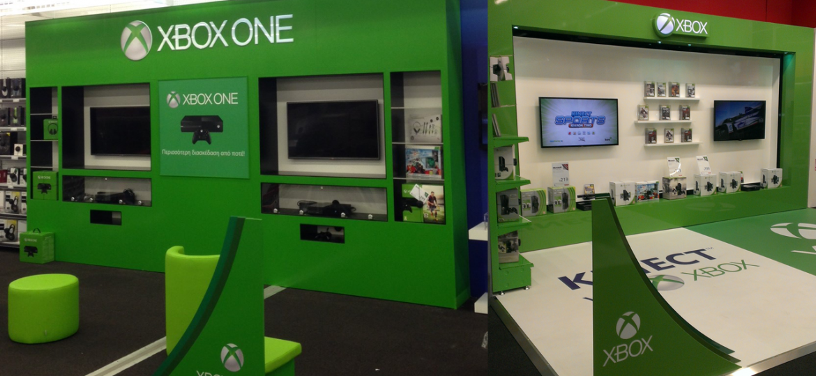 enzyme projects xboxone gaming areas instore