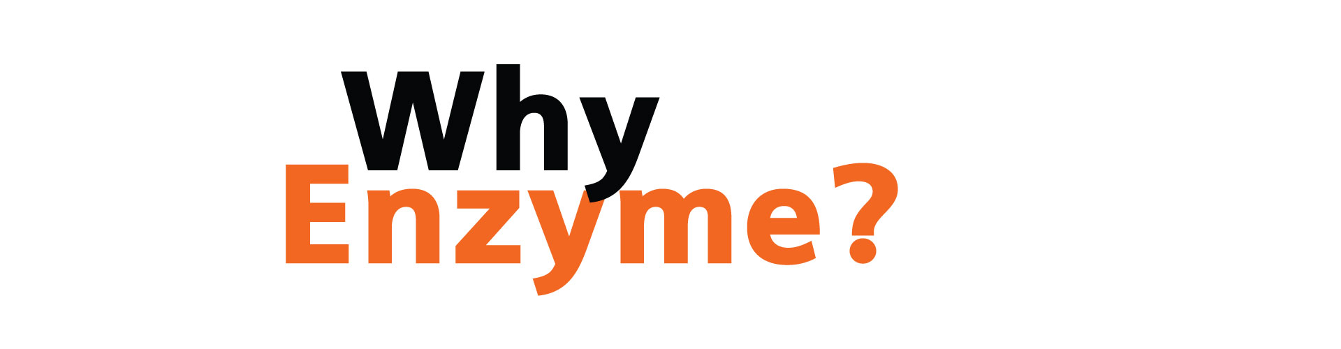 why enzyme